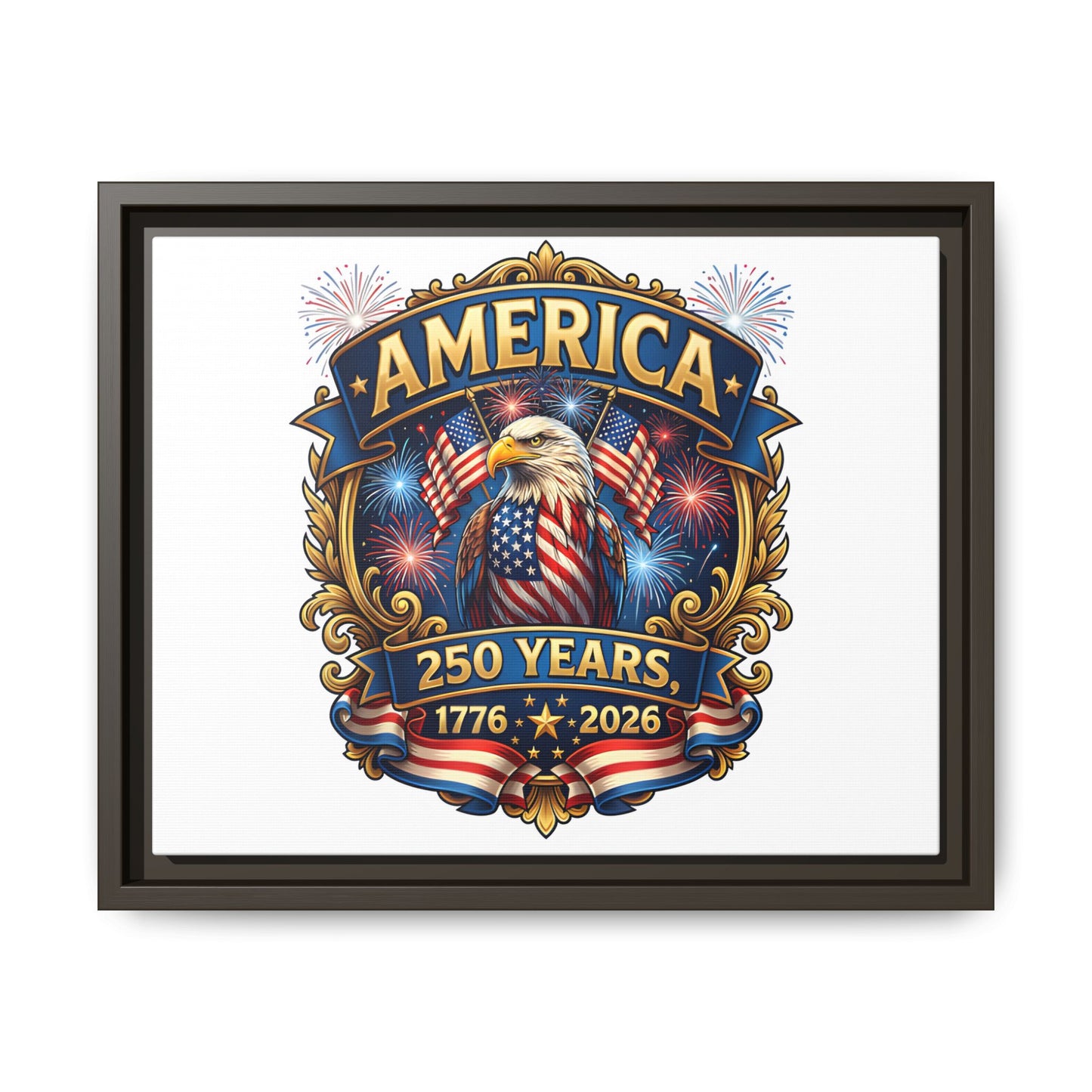Matte Canvas, Framed (Multi-color)