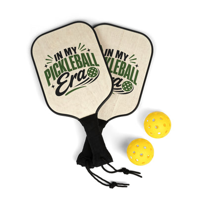 Pickleball Paddle Set – “In My Pickleball Era” Design Kit (2 Paddles + Balls)