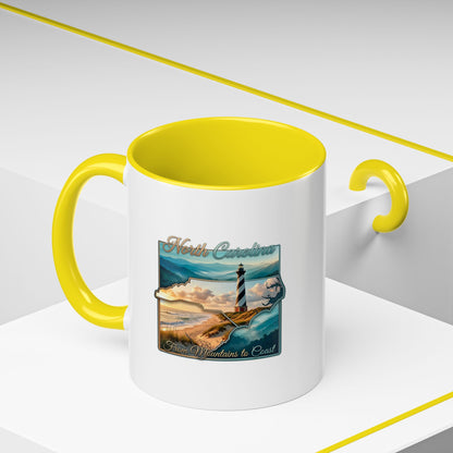 Coastal Lighthouse Coffee Mug – From Mountains to Coast Accent Mug