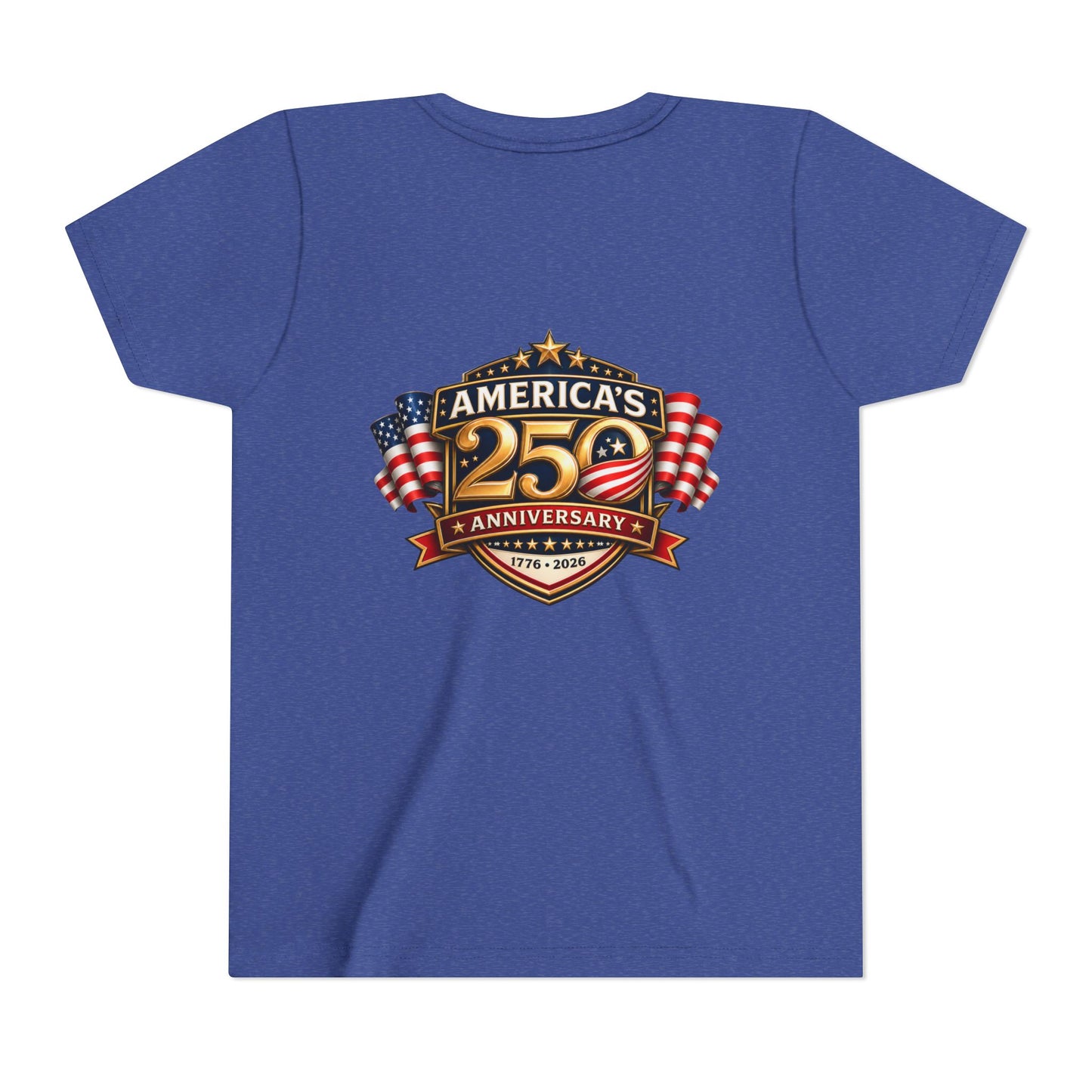 America's 250th Anniversary Youth Tee - Patriotic 1776–2026 Celebration Shirt