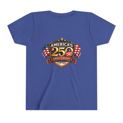 America's 250th Anniversary Youth Tee - Patriotic 1776–2026 Celebration Shirt