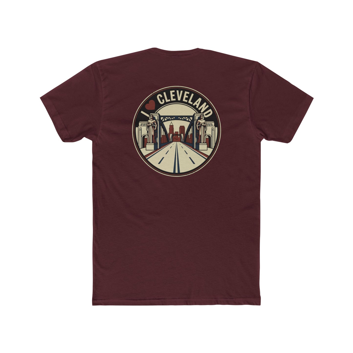 Cleveland Retro Cityscape Tee — I  Cleveland Graphic T‑Shirt