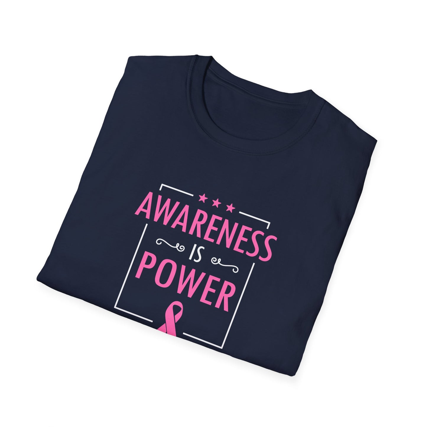 Awareness Is Power Breast Cancer Awareness T-Shirt