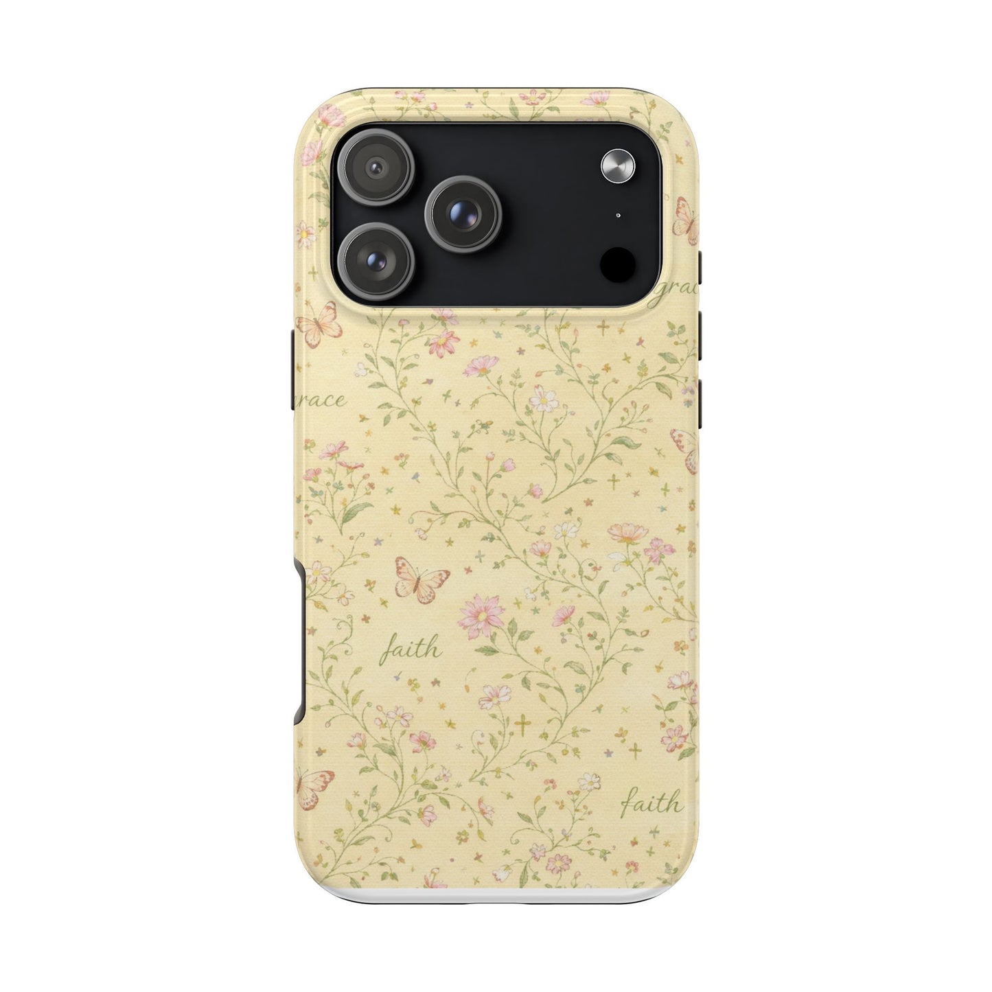 Soft Faith, Gentle Grace Phone Case | Christian floral iPhone Case