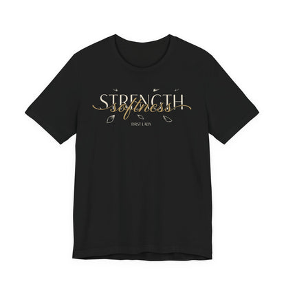 Strength & Softness Tee — Inspirational Women's Faith Graphic T‑Shirt