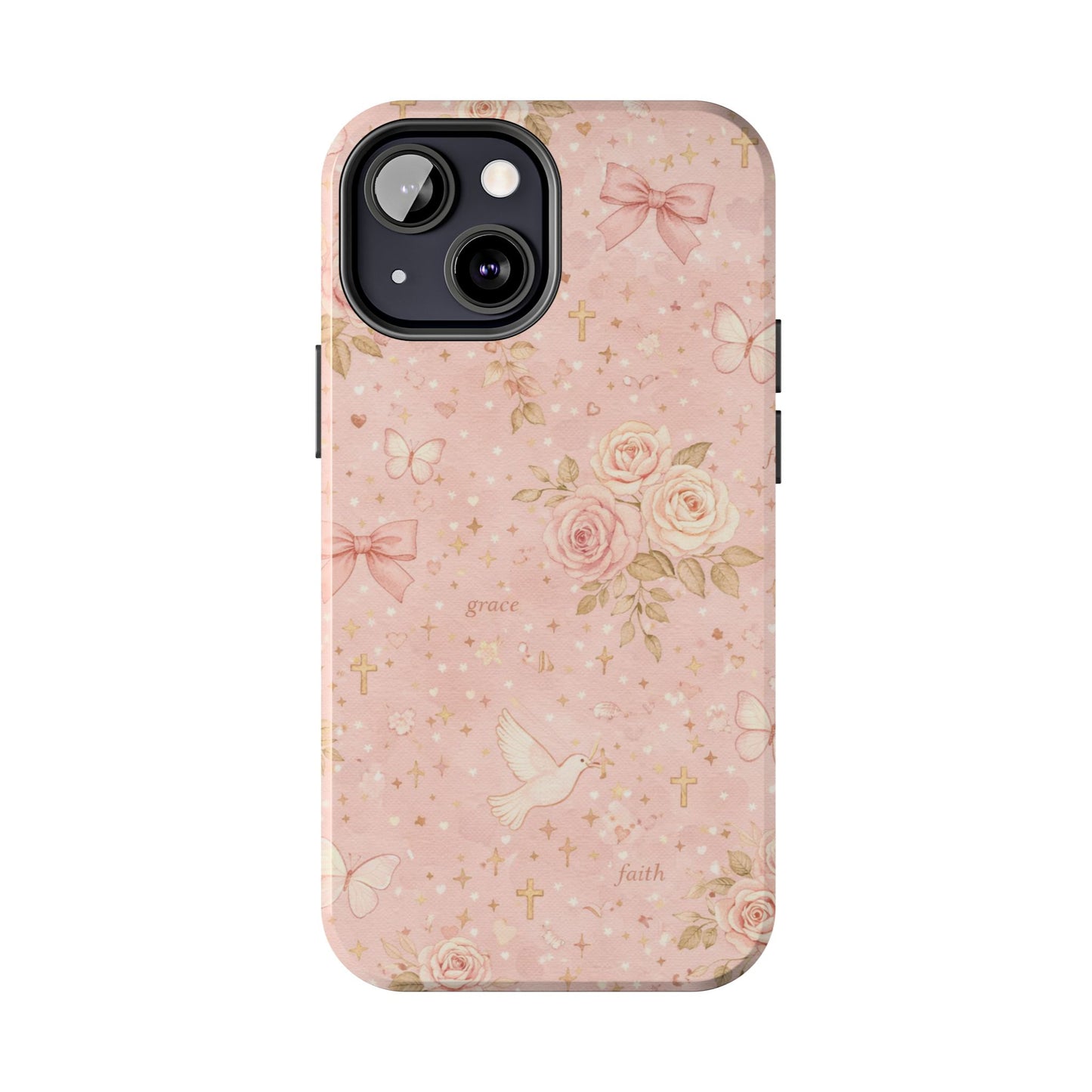 Grace Faith Phone Case | Christian floral iPhone Case