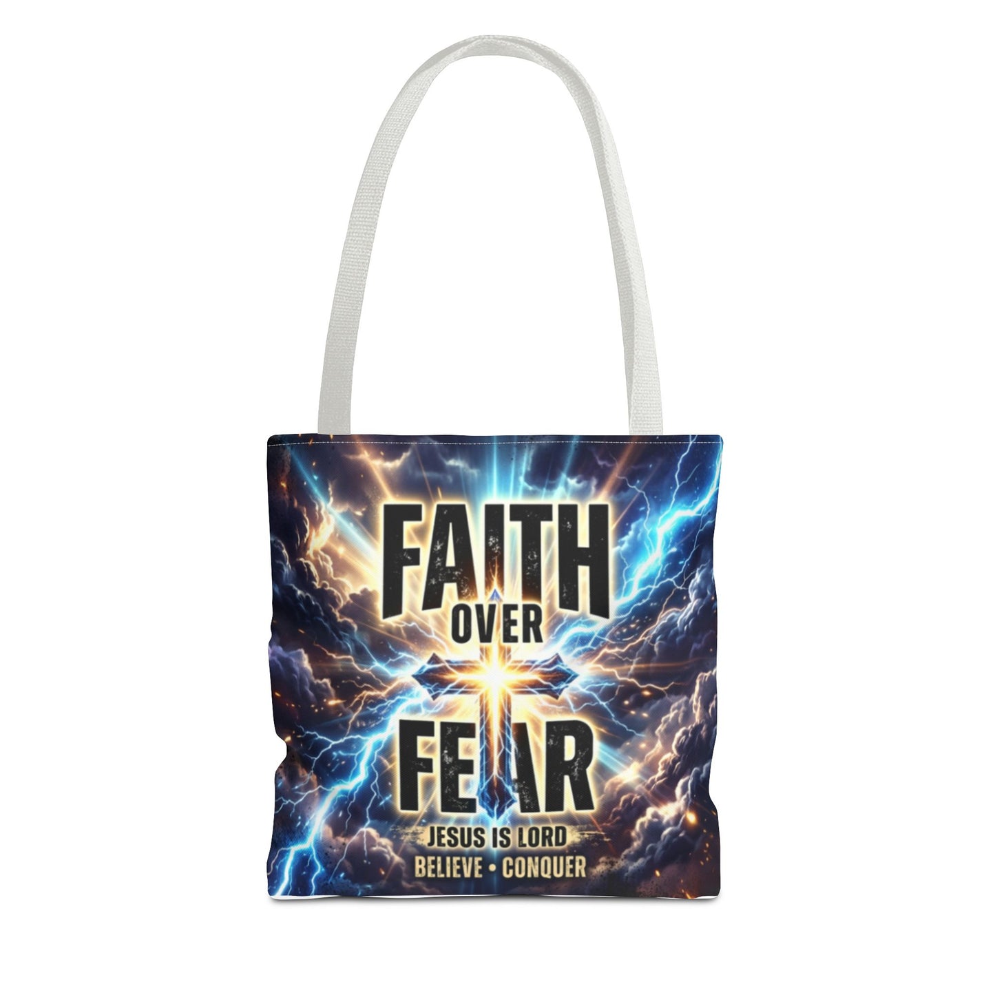 Faith Over Fear Tote Bag