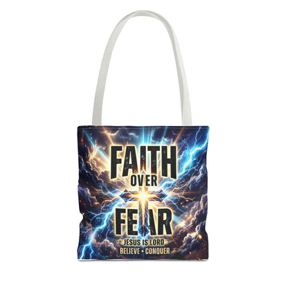 Faith Over Fear Tote Bag