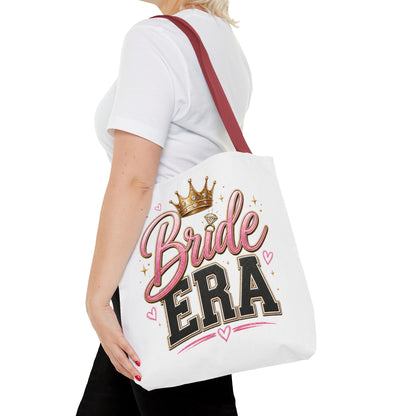 Bride Era Tote Bag — Bachelorette Bride Crown Tote for Bridal Shower & Wedding Weekend