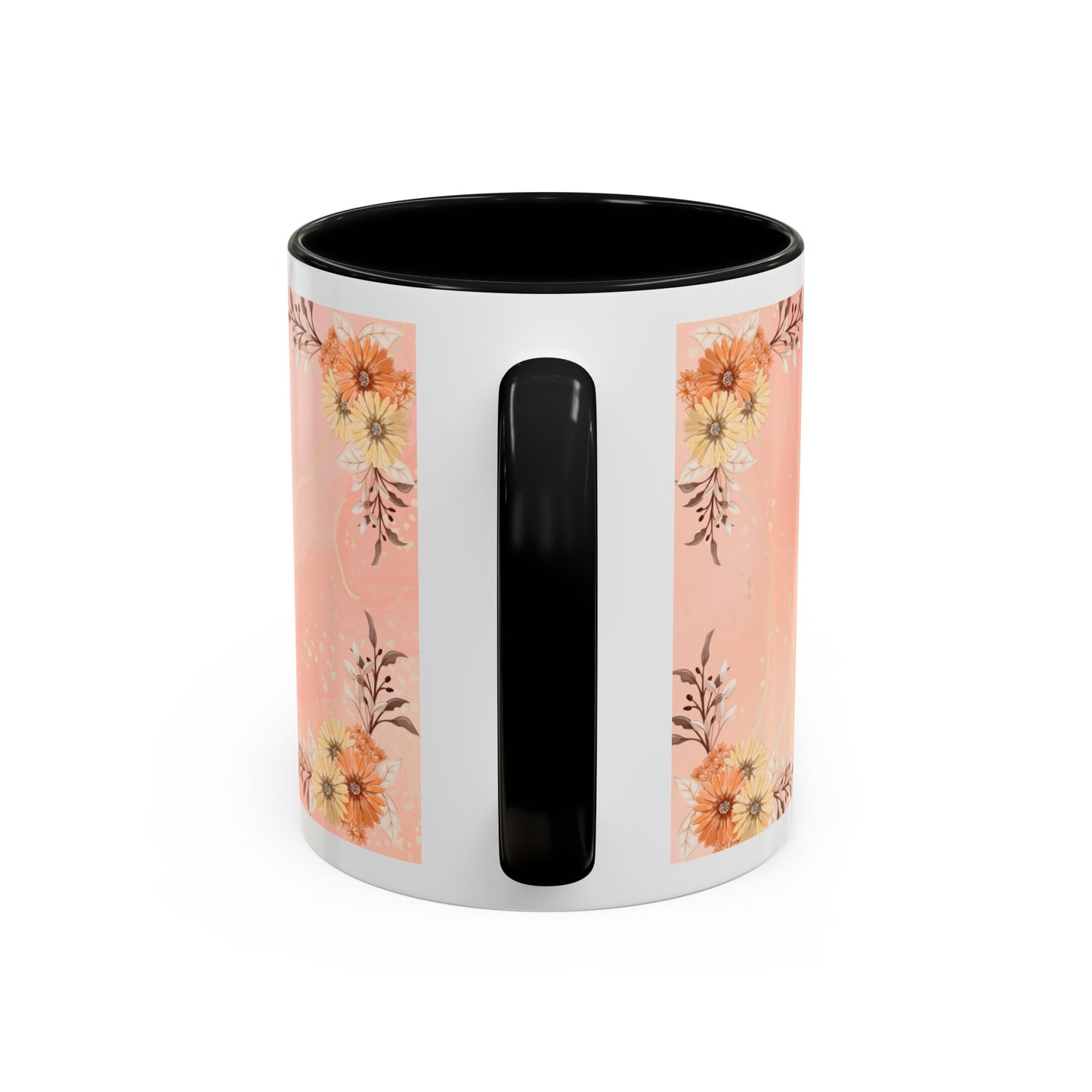 Mom Floral Accent Coffee Mug – Pink Butterfly Mother's Day Gift (11/15oz)