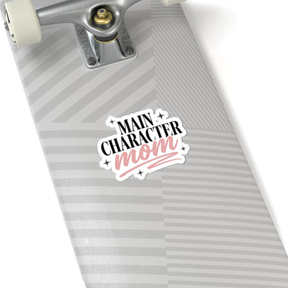 Main Character Mom Sticker | minimalist mom life, streetwear mom