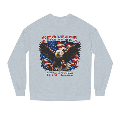 250 Years 1776–2026 Eagle Flag Sweatshirt