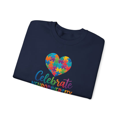 Celebrate Neurodiversity  Crewneck Sweatshirt
