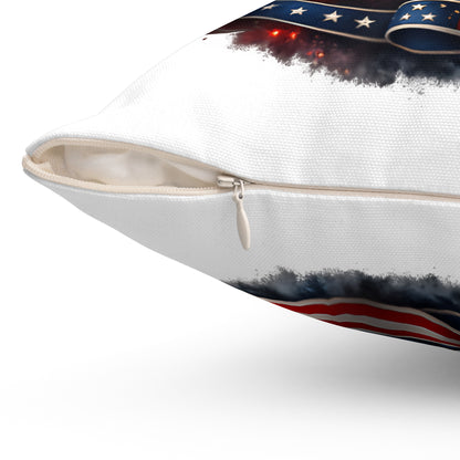 Spun Polyester Square Pillow