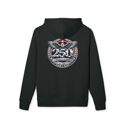 250 Cruiser Hoodie — Vintage American Motorcycle Emblem Pullover