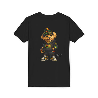 Youth Bear Graphic Tee – "I Love My Culture" Urban Streetwear