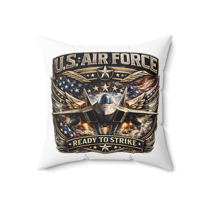 U.S. Air Force 'Ready to Strike' Decorative Pillow