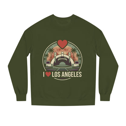 Los Angeles Crewneck Sweatshirt – I  Los Angeles Retro Cityscape
