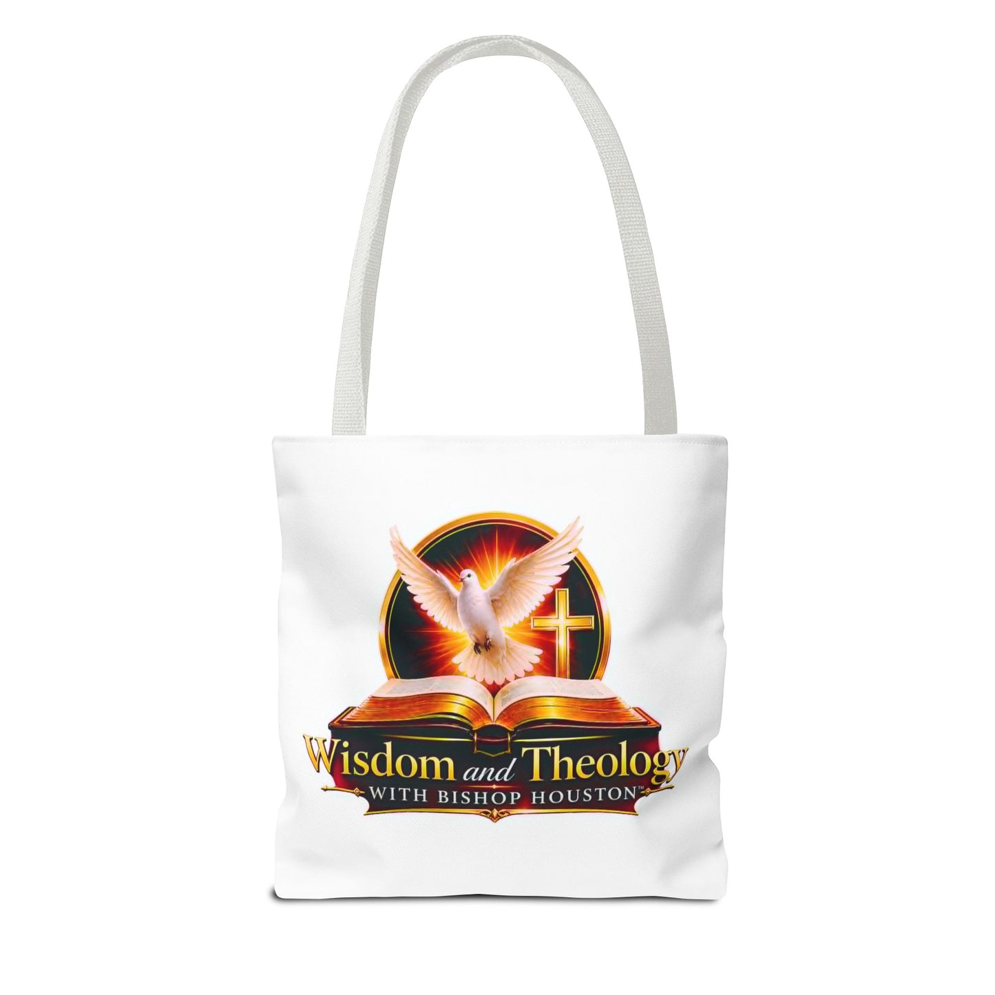 Christian Wisdom & Theology Tote Bag — 'Wisdom and Theology with Bishop Houston' Inspirational Faith Tote