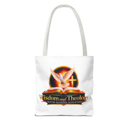 Christian Wisdom & Theology Tote Bag — 'Wisdom and Theology with Bishop Houston' Inspirational Faith Tote