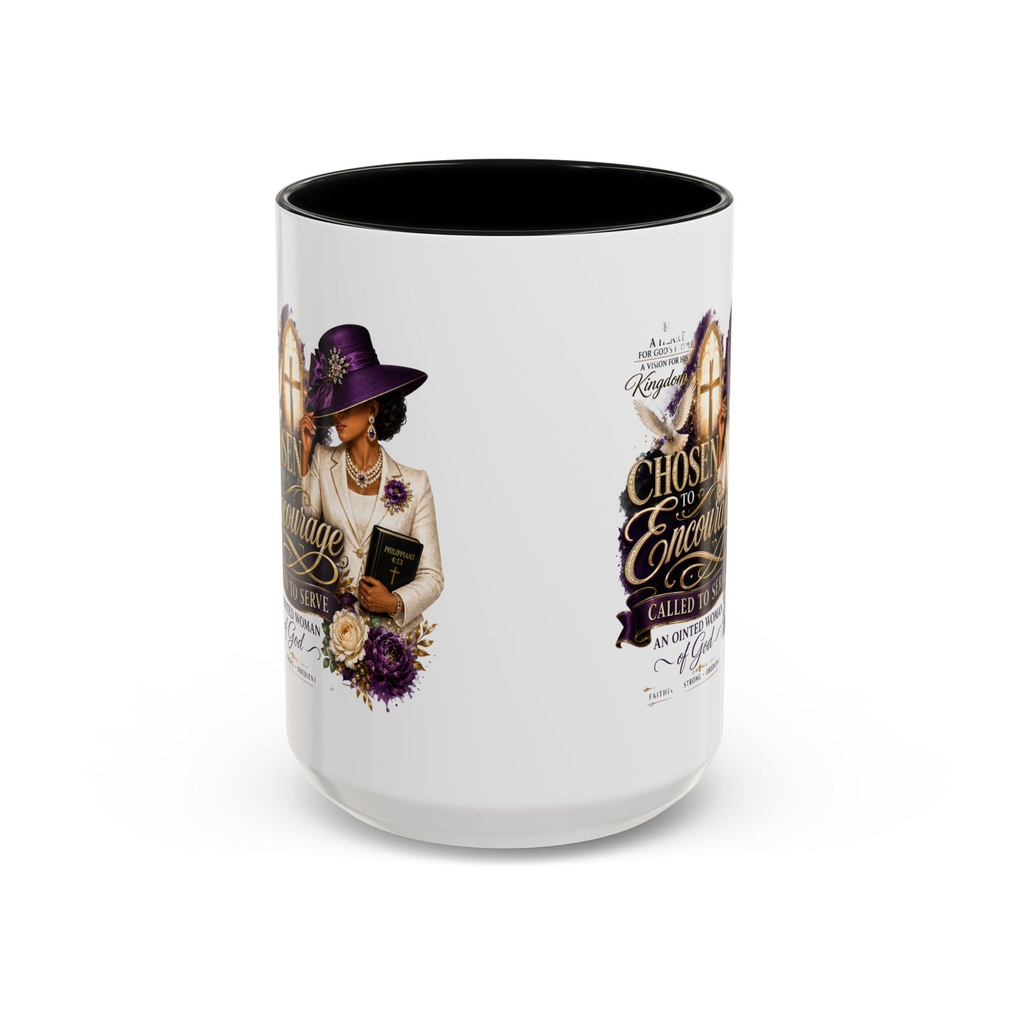 Chosen to Encourage Coffee Mug — Christian Woman Faith Gift (11/15oz)