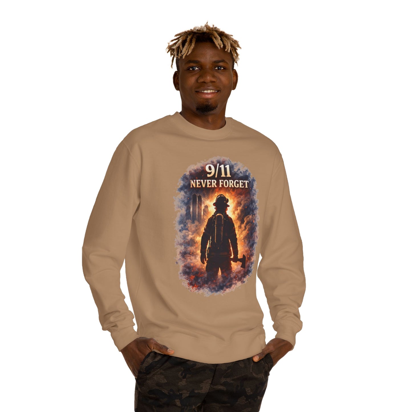 9/11 Never Forget Firefighter Sweatshirt