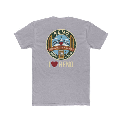Reno Vintage Badge T-Shirt — I  Reno Retro Cityscape Tee