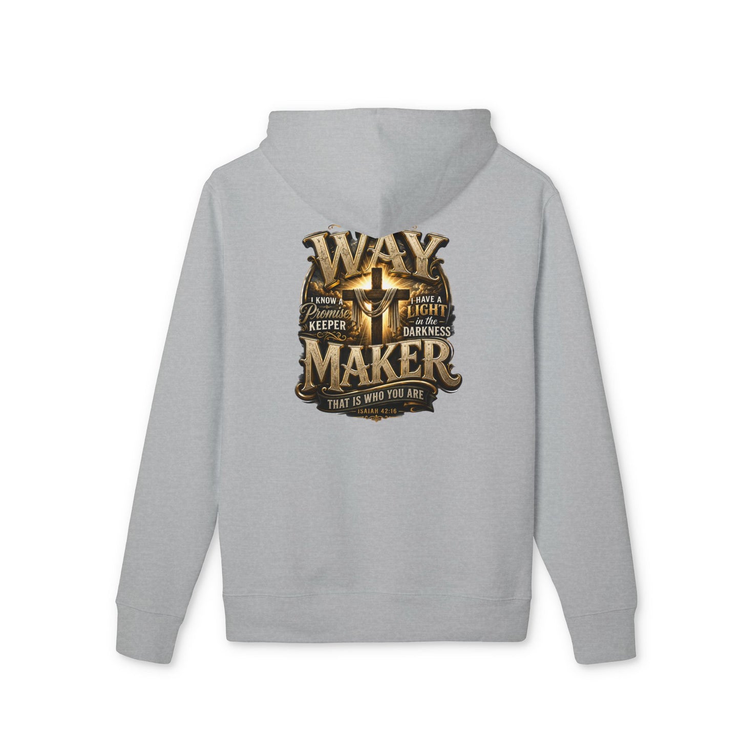 Waymaker Hoodie — Christian Faith Graphic Pullover ("Way Maker")