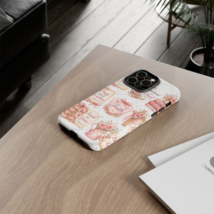 Faith Floral Phone Case – Christian Inspirational Scripture iPhone Cover (Choose Joy, Pray, Faith)