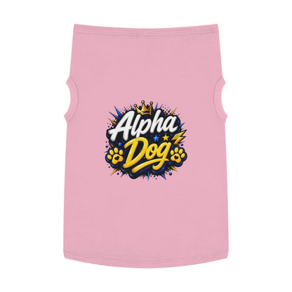 Alpha Dog Pet Tank Top — Bold Graphic Dog Shirt