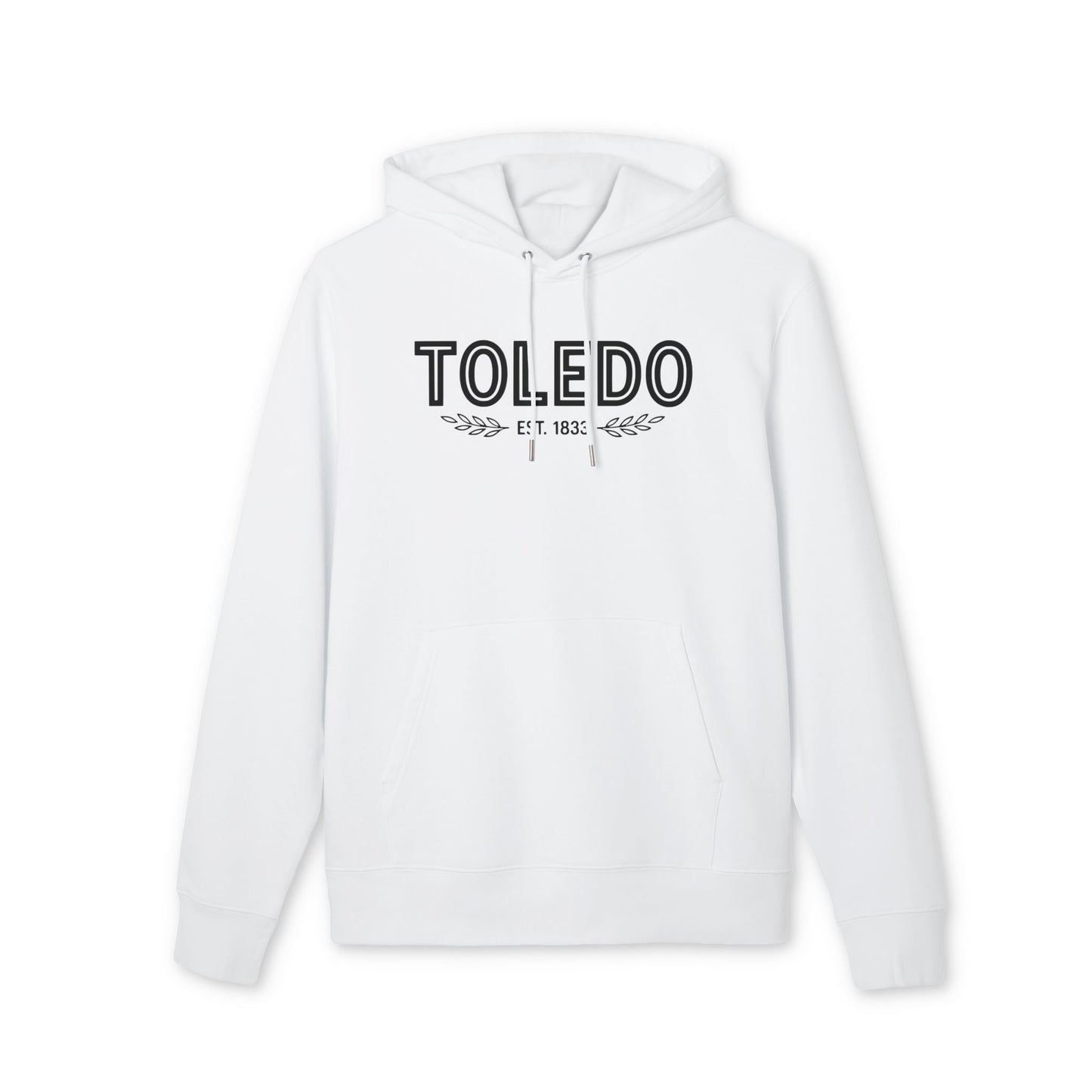 Toledo Est. 1833 Hoodie — Retro City Skyline Pullover