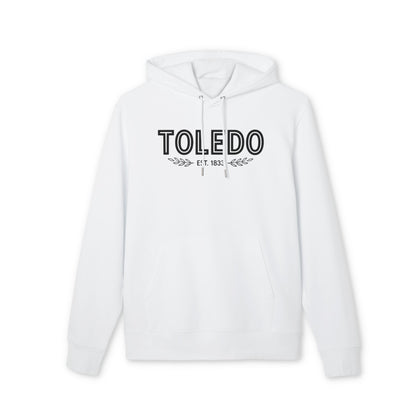 Toledo Est. 1833 Hoodie — Retro City Skyline Pullover