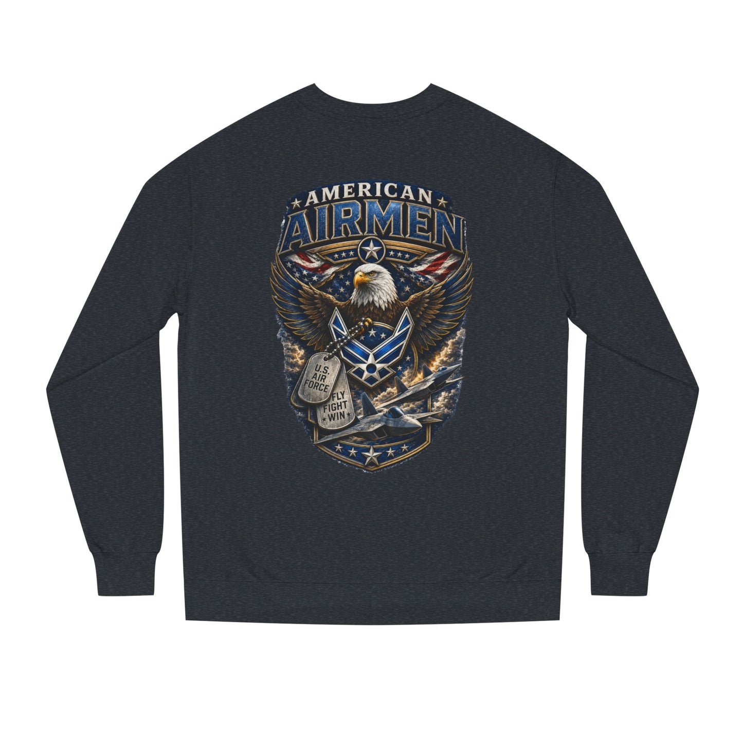 American Airmen Eagle Sweatshirt — Patriotic Air Force Crewneck