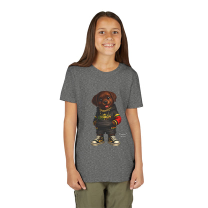 Youth Dog Tee — 'Legacy' Streetwear Puppy Graphic Shirt