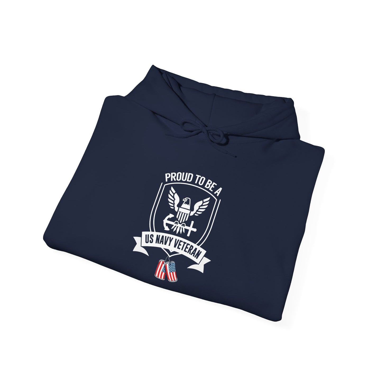 Proud to Be a US Navy Veteran Hoodie