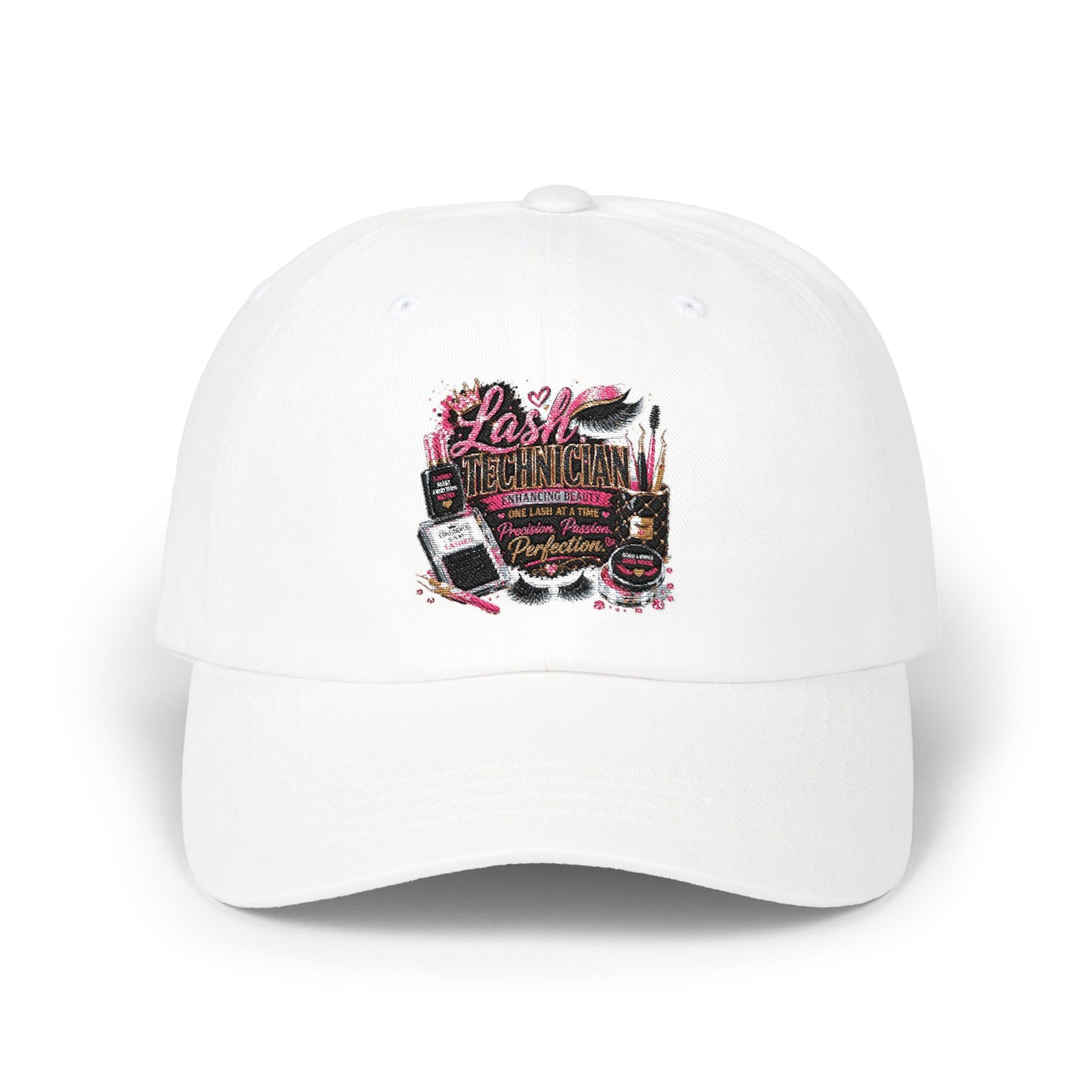 Classic Dad Cap - Retro Pink Flamingo Beach Graphic Hat