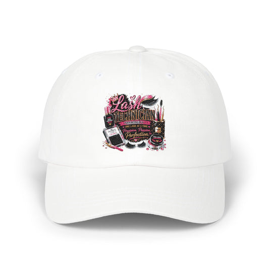 Classic Dad Cap - Retro Pink Flamingo Beach Graphic Hat