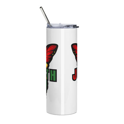 Juneteenth Butterfly 20oz Stainless Tumbler — Insulated Commemorative Travel Cup