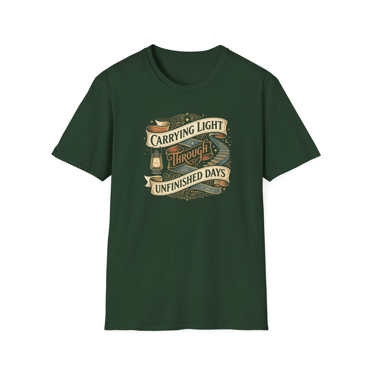Carrying Light Through Unfinished Days T-Shirt