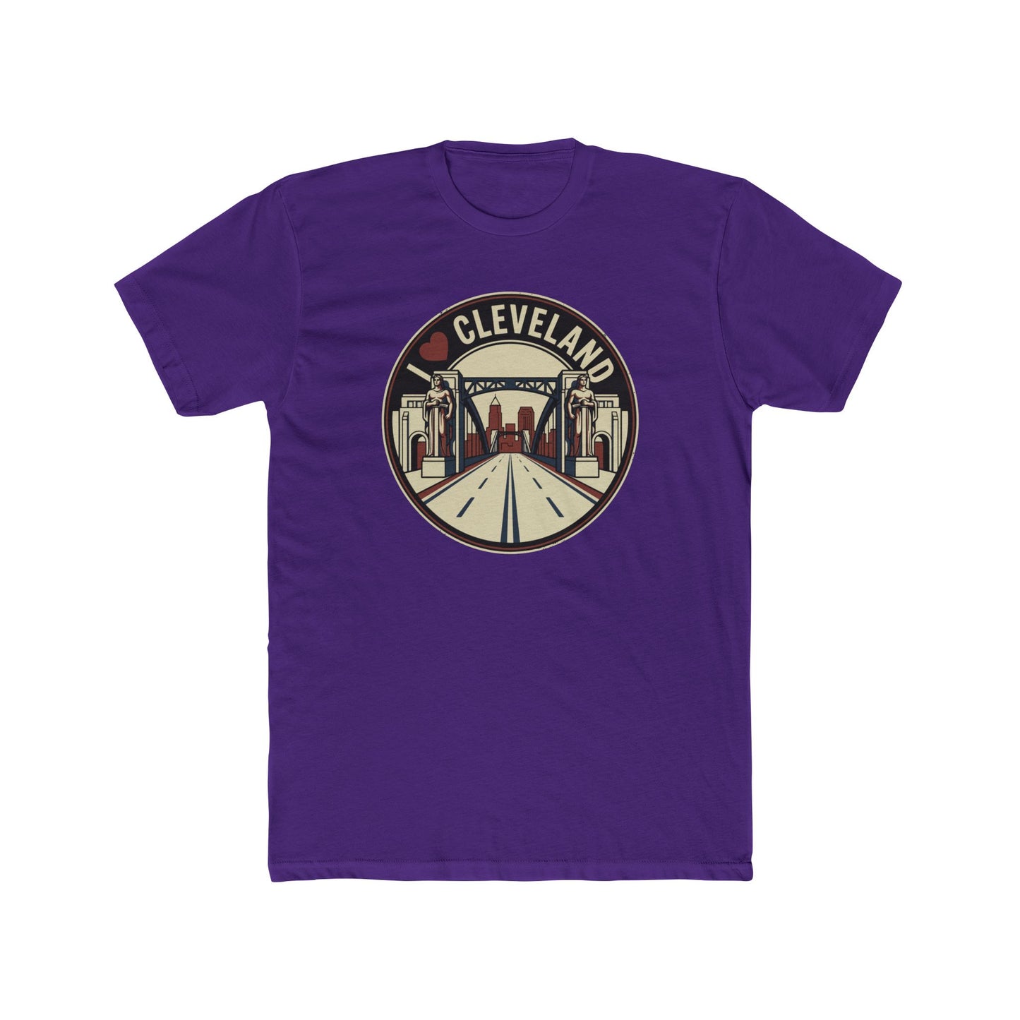 Cleveland Retro Cityscape Tee — I  Cleveland Graphic T‑Shirt