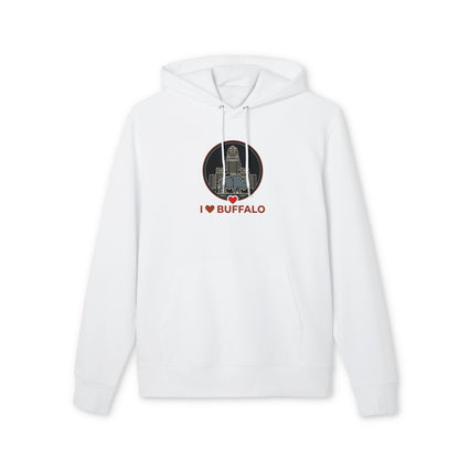 Buffalo Skyline Hoodie — I  Buffalo Retro Cityscape
