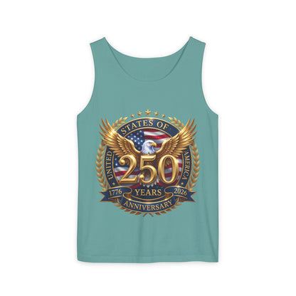 250 Years Anniversary Eagle Tank Top — United States Bicentennial Celebration Tee