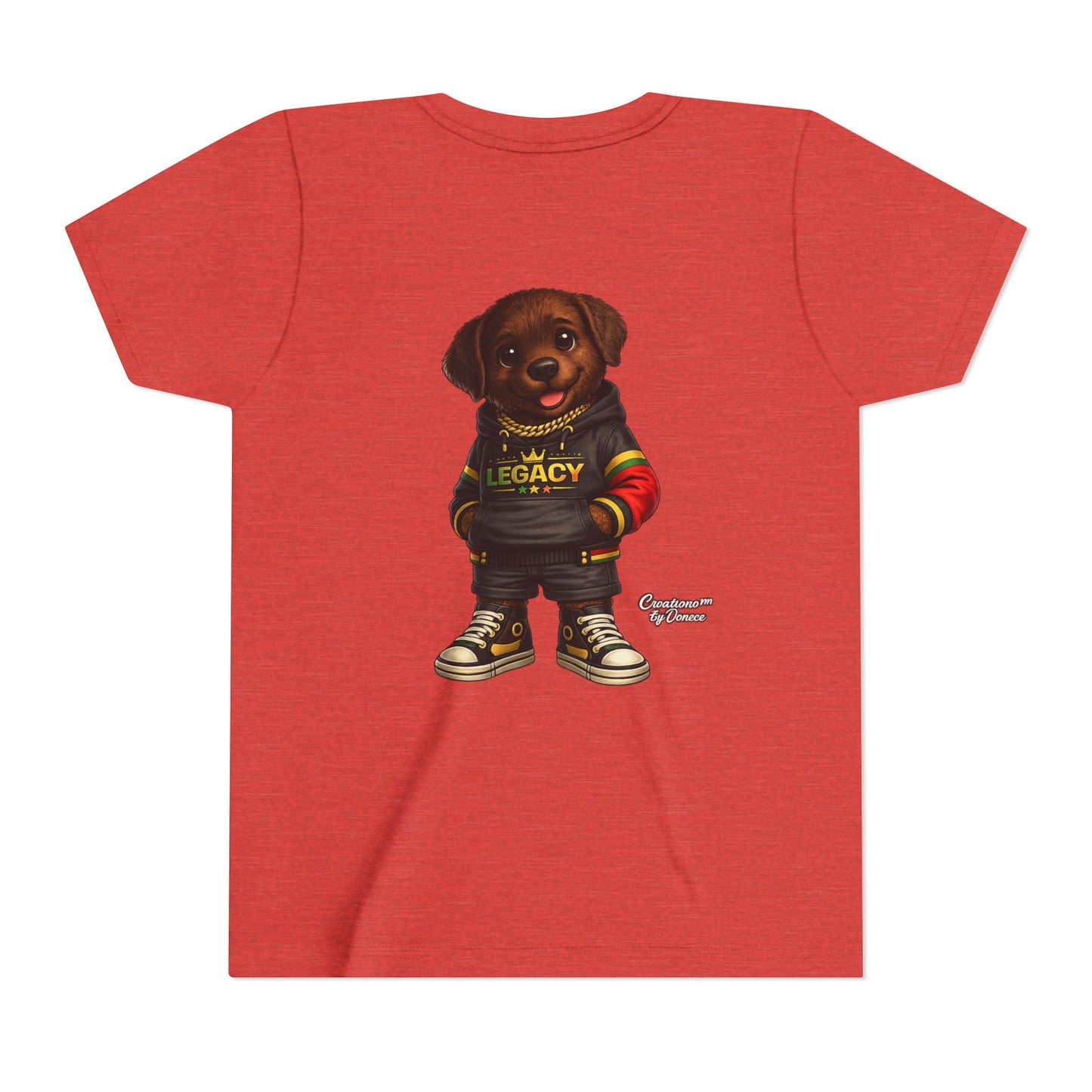 Youth Dog Tee — 'Legacy' Streetwear Puppy Graphic Shirt