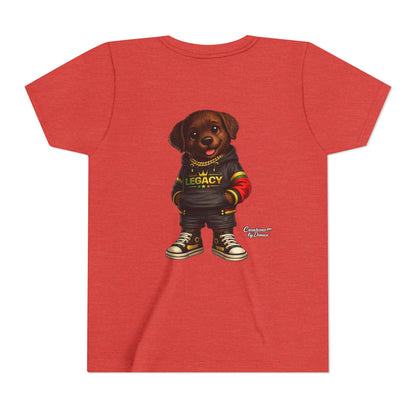 Youth Dog Tee — 'Legacy' Streetwear Puppy Graphic Shirt