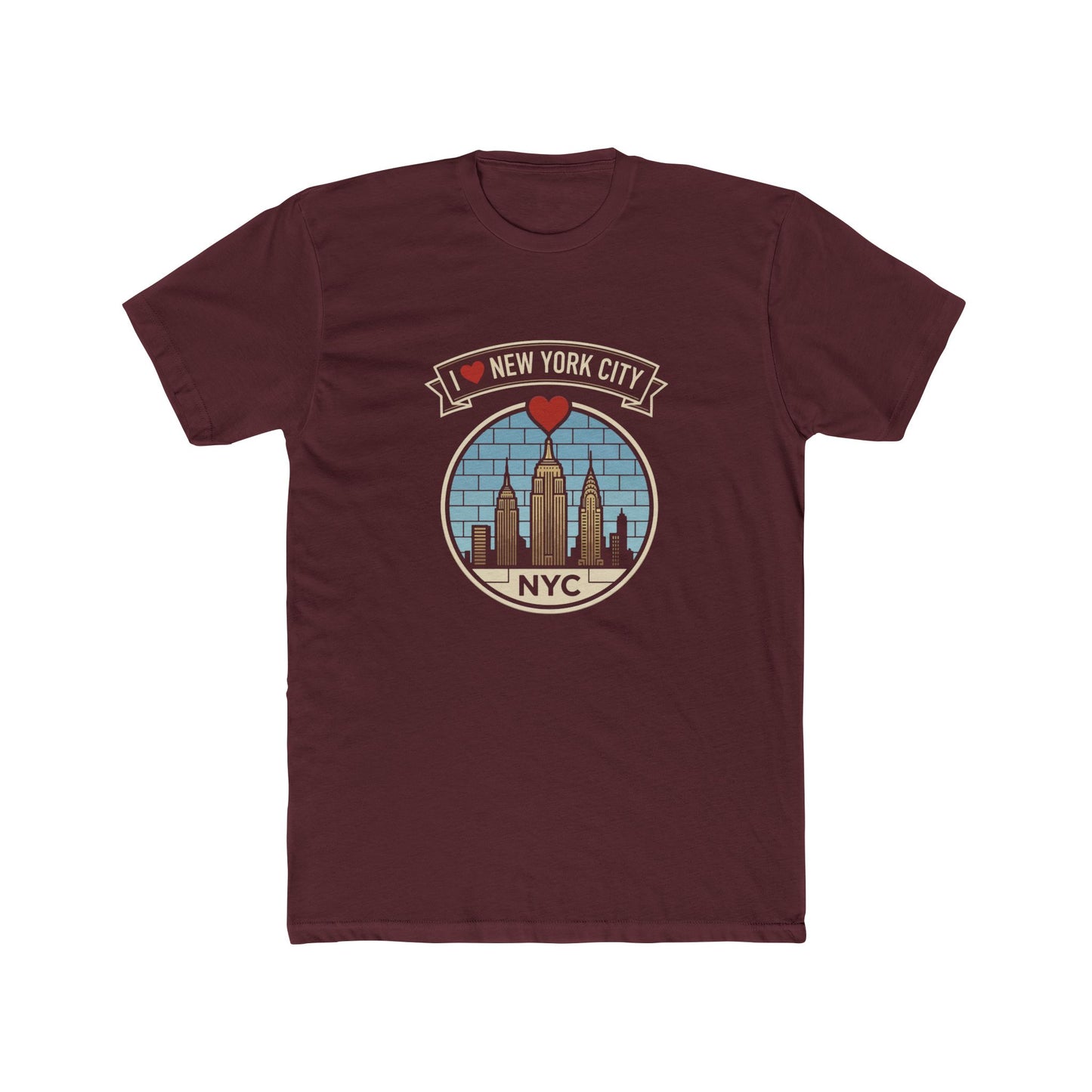 NYC Skyline T-Shirt — I  New York City Graphic Tee