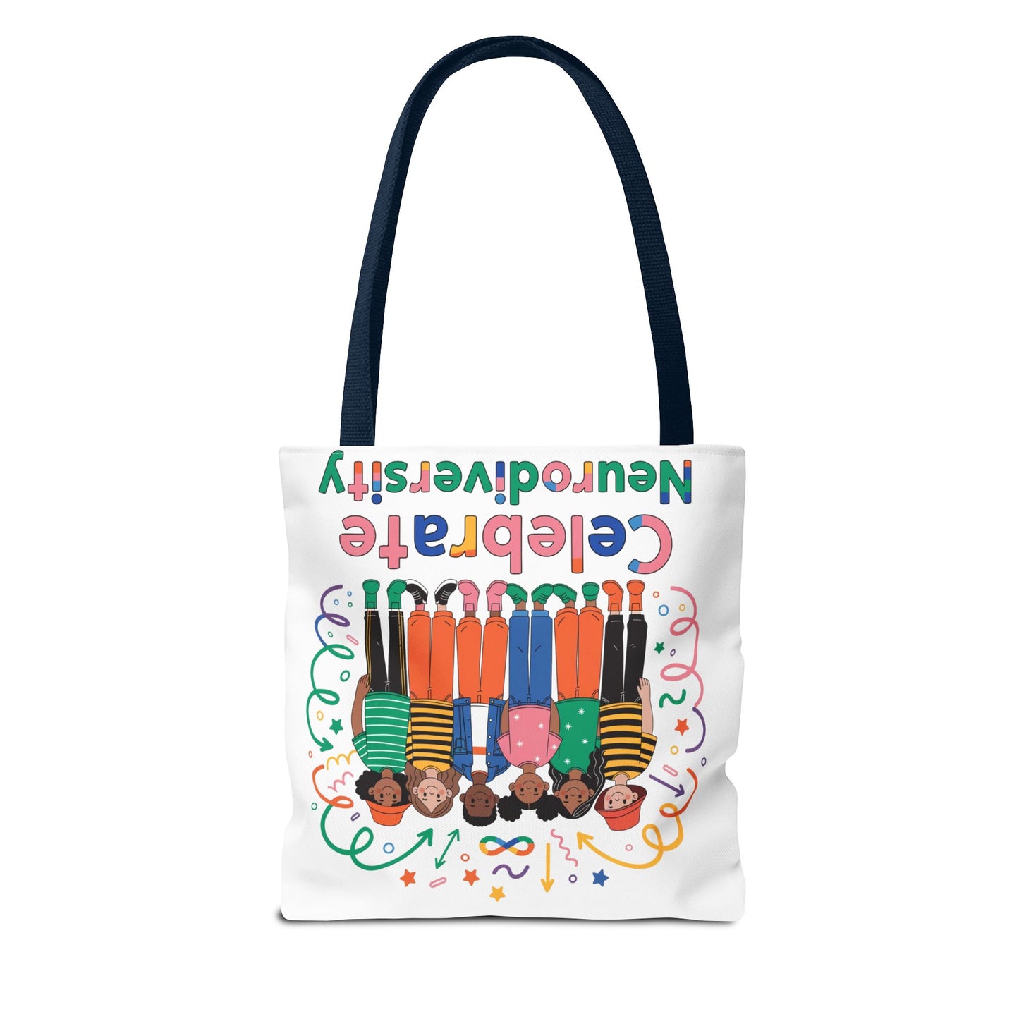 Celebrate Neurodiversity Tote Bag — Inclusive Pride Reusable Shopper