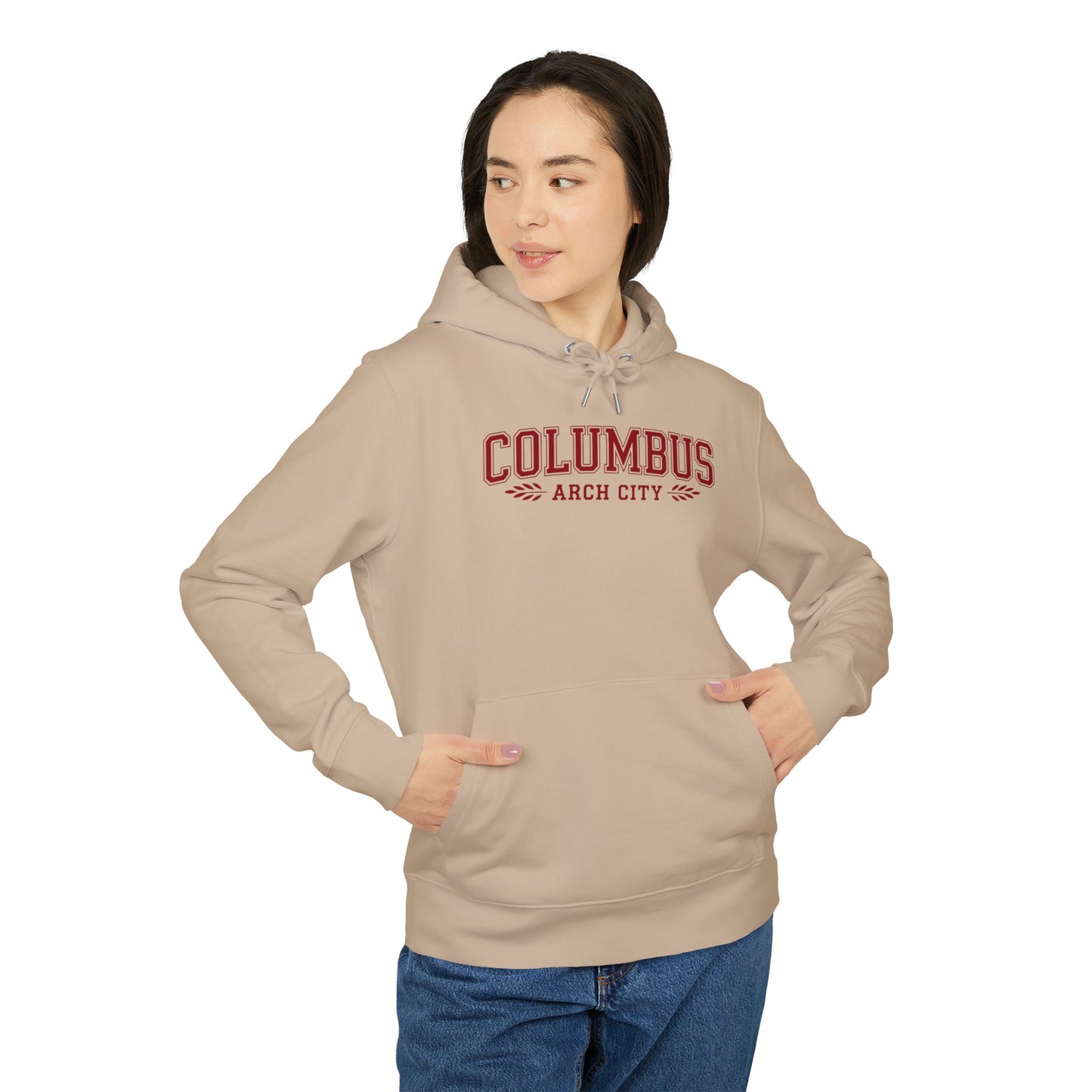 Columbus Arch City Hoodie — Vintage Collegiate City Sweatshirt