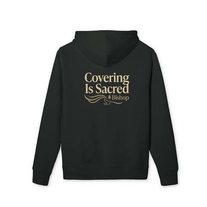 Covering Is Sacred Hoodie — Faith-Based Religious Message Pullover