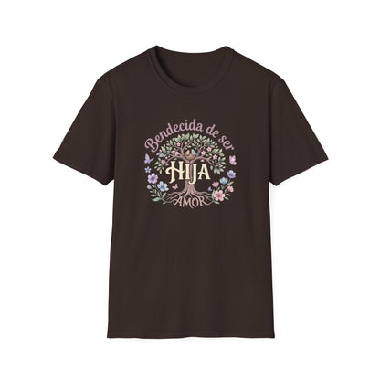 "Bendecida de ser Hija" T-Shirt