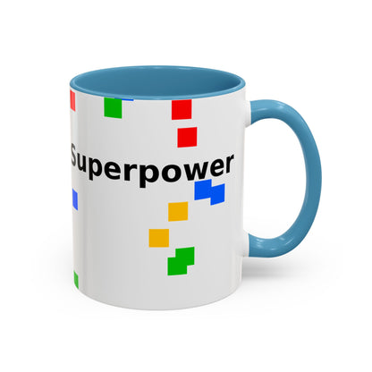Coffee Mug — Teacher Is My Superpower Accent Ceramic Mug